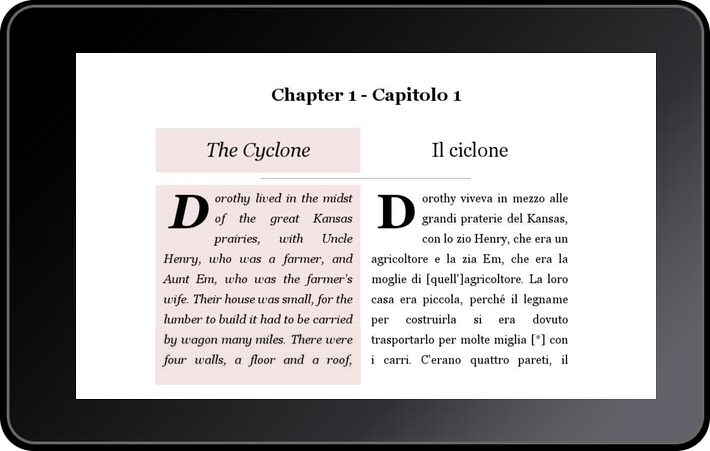 kindle parallel texts bilingual eBooks preview